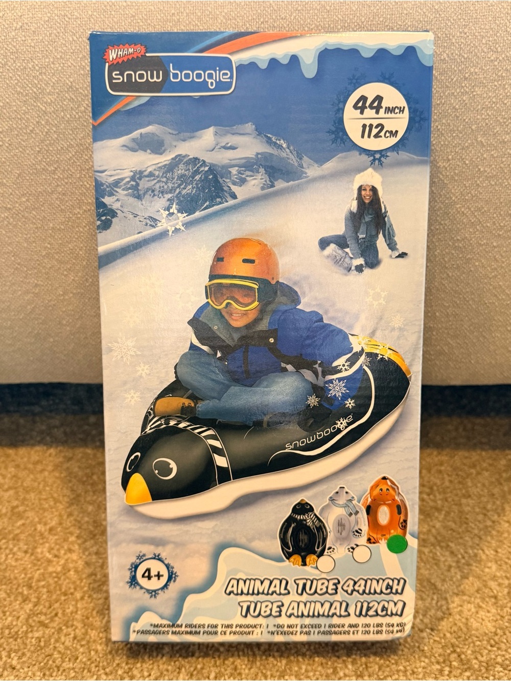 NWB Wham-O 44” Animal snow tube ages 4+